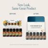 imageCliganic Organic Aromatherapy Essential Oils Set Top 6  The Essentials 100 Pure Natural  Peppermint Lavender Eucalyptus Tea Tree Lemongrass ampamp Orange Packaging May Vary017 Fl Oz Pack of 6