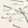 imageCliganic Organic Cotton Swabs 1500 Count  100 Pure Natural Cotton ChlorineFree Hypoallergenic Soft Gentle ampamp Absorbent Buds500 Count Pack of 1