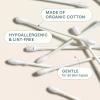 imageCliganic Organic Cotton Swabs 1500 Count  100 Pure Natural Cotton ChlorineFree Hypoallergenic Soft Gentle ampamp Absorbent Buds500 Count Pack of 3