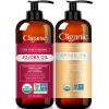 imageCliganic Organic Carrier Oil Duo  Jojoba Oil 16oz and Argan Oil 16oz