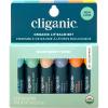 imageCliganic Organic Lip Balm Set 6 Flavors  100 Natural Hydrating Moisturizing for Dry Cracked Lips for Men ampamp WomenRainforest Fresh