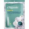 imageCliganic Organic Super Jumbo Cotton Balls 100 Count  Hypoallergenic Absorbent Large Size 100 Pure Packaging May Vary200 Count Pack of 1