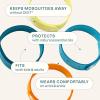 imageCliganic Mosquito Repellent Microfiber Bracelets 20 Pack  for Adults and Kids DEET Free Wristbands20 Count Pack of 1