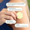 imageCliganic Mosquito Repellent Pack 20 Bracelets  30 Stickers  for Kids ampamp Adults Natural DEETFree Essential Oil Infused