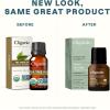 imageCliganic Organic Peppermint Essential Oil  100 Pure Natural for Aromatherapy Diffuser  NonGMO Verified Packaging May VaryTea Tree