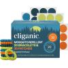 imageCliganic Mosquito Repellent Pack 20 Bracelets  30 Stickers  for Kids ampamp Adults Natural DEETFree Essential Oil Infused