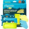 imageCliganic Mosquito Repellent Pack 4 Wristbands  8 Refill Pellets  Adjustable Natural DEETFree Essential Oil Infused4 Count Pack of 1