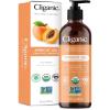 imageCliganic Organic Apricot Oil 100 Pure 8oz  For Skin Hair ampamp Face  Natural Cold Pressed Unrefined