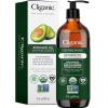imageCliganic Organic Avocado Oil 100 Pure 8oz  for Skin ampamp Hair Nourishing Carrier Oil for Face ampamp Body