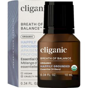 imageCliganic Clean Breeze Essential Oil Blend  Natural Aromatherapy Oil for Diffuser Steam Distilled  NonGMO VerifiedHappily Grounded