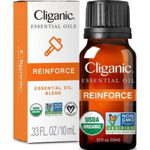 imageCliganic Clean Breeze Essential Oil Blend  Natural Aromatherapy Oil for Diffuser Steam Distilled  NonGMO VerifiedReinforce