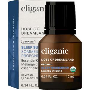 imageCliganic Clean Breeze Essential Oil Blend  Natural Aromatherapy Oil for Diffuser Steam Distilled  NonGMO VerifiedSleep Surrender