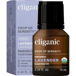 imageCliganic Organic Peppermint Essential Oil  100 Pure Natural for Aromatherapy Diffuser  NonGMO Verified Packaging May VaryLavender