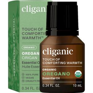 imageCliganic Organic Peppermint Essential Oil  100 Pure Natural for Aromatherapy Diffuser  NonGMO Verified Packaging May VaryOregano