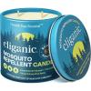 imageCliganic Natural Mosquito Repellent Candle Large 16oz  Citronella DEET Free Essential Oil Infused for Outdoor Camping  Burns 55 HoursPack of 1