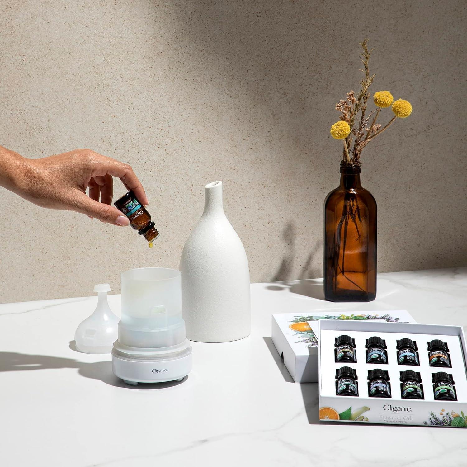 imageCliganic Organic Tea Tree Essential Oil  100 Pure ampamp Natural Essential Oil USDA Certified NonGMO Verified Vegan ampamp CrueltyFree  for Aromatherapy Diffuser Skin Hair ampamp NailsLemon