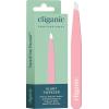 image:imageCliganic Professional Eyebrow Tweezers Slant Tip  Precision for Men amp Women Stainless Steel Best for Plucking Chin Facial HairPink