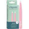 image:imageCliganic Professional Eyebrow Tweezers Slant Tip  Precision for Men amp Women Stainless Steel Best for Plucking Chin Facial HairPink