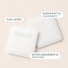 image:imageCliganic Extra Large Face Pads 100 Count  Soft Extra Absorbent Ultra Durable Hypoallergenic For Makeup Nail Polish amp Daily Buildup Removal Toner amp Cleanser Application Dual Sided amp LintFree100 Count Pack of 2