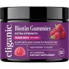 image:imageCliganic Biotin Gummies Extra Strength  10000 mcg Biotin per Gummy Raspberry Flavored Supplement for Men amp Women NonGMO Supports Hair Growth and Strong Healthy Hair Nails amp Skin 30 Count1 Count Pack of 30