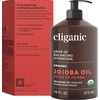 image:imageCliganic Organic Jojoba Oil 100 Pure 8oz  Moisturizing for Face Hair Skin amp Nails  Natural Cold Pressed Hexane Free  Base Carrier Oil16 Fl Oz Pack of 1