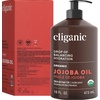 image:imageCliganic Organic Jojoba Oil 100 Pure 8oz  Moisturizing for Face Hair Skin amp Nails  Natural Cold Pressed Hexane Free  Base Carrier Oil16 Fl Oz Pack of 1