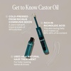 image:imageCliganic Refillable Organic Castor Oil Lash amp Brow Wand  100 Pure Unrefined ColdPressed Hydrating Carrier Oil  FullerLooking Lashes amp Brows Nourishes amp Strengthens Moisturizes amp Conditions